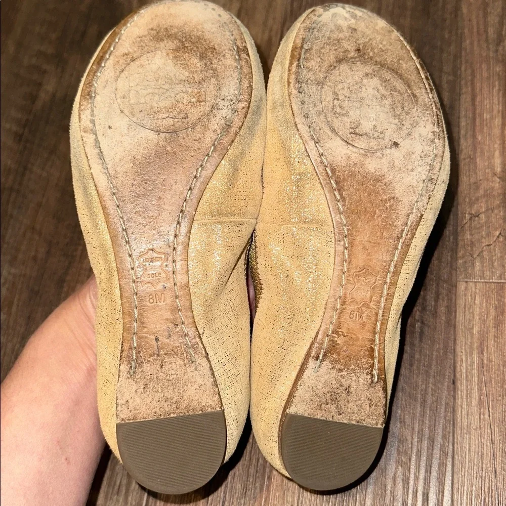 Tory Burch‎ Caroline Suede Ballet Flats size 8